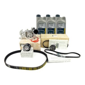Pachet kit distributie, pompa apa si kit accesorii (cu Servo, fara AC, antigel) Logan 2 - 1.2 16v ORIGINAL