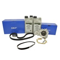 Pachet distributie cu pompa si curea (fara servo, fara AC, antigel) Logan VAN 1.6 mpi SKF
