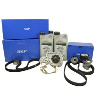 Pachet distributie cu pompa si accesorii (cu servo, cu AC, antigel) Logan VAN 1.6 mpi SKF