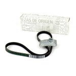 Set curea alternator (elastica) cu dispozitiv montaj Logan MCV 2 - 1.2 16v ORIGINAL