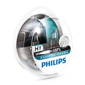 Bec far H1 55W 12V X-TREME VISION (2 bucati) PHILIPS