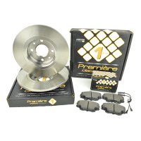 Pachet discuri si placute frana Sandero 1 - 1.4 mpi PREMIERE