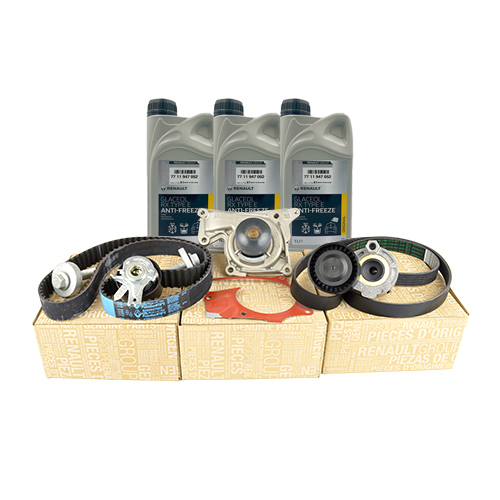 Pachet kit distributie, pompa apa si kit accesorii (antigel) Sandero 1 - 1.5 dCi EURO 5 ORIGINAL - Apasa pe imagine pentru inchidere