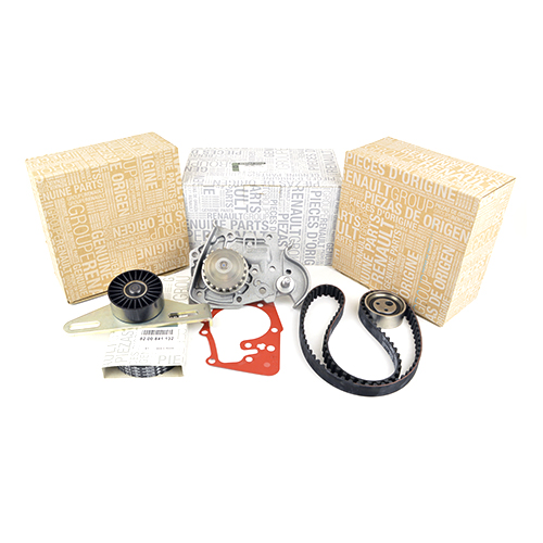 Pachet kit distributie, pompa apa si kit accesorii (cu servo, fara AC) - inainte de 11.2009 - Logan 1 - 1.4 mpi ORIGINAL - Apasa pe imagine pentru inchidere