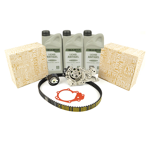Pachet kit distributie si pompa apa (antigel) Logan 1 - 1.2 16v ORIGINAL - Apasa pe imagine pentru inchidere