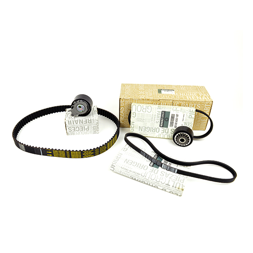 Pachet kit distributie si kit accesorii (cu Servo, fara AC) Logan 1 - 1.2 16v ORIGINAL - Apasa pe imagine pentru inchidere