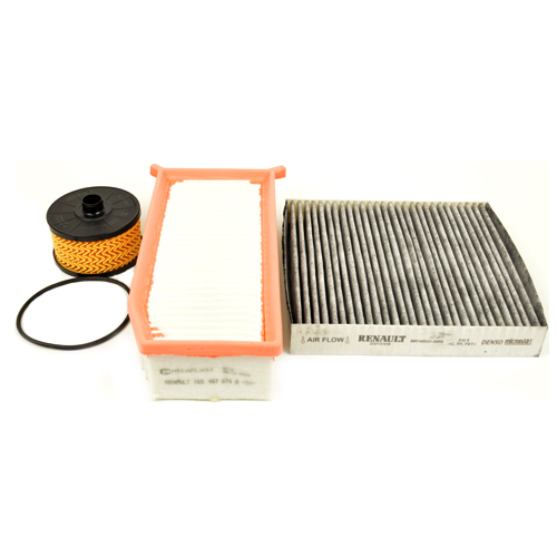 Pachet filtre cu AC (carbon activ) Logan 2 - 0.9 TCe ORIGINAL - Apasa pe imagine pentru inchidere