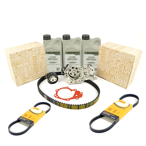 Pachet distributie, pompa, curele Sandero 2 - 1.2 16v ORIGINAL/CONTINENTAL - Apasa pe imagine pentru inchidere