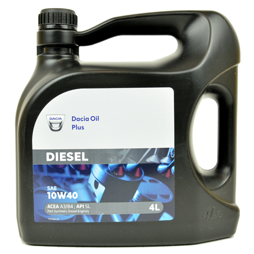 Ulei motor DACIA OIL PLUS DIESEL 10W40 4L Logan 1 - 1.5 dCi - Apasa pe imagine pentru inchidere
