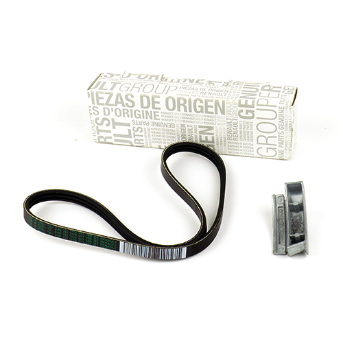 Set curea alternator (elastica) cu dispozitiv montaj Logan 1 - 1.2 16v ORIGINAL - Apasa pe imagine pentru inchidere