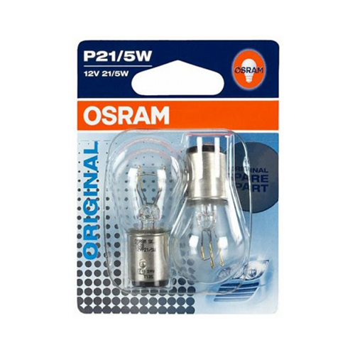 Set de 2 becuri P21/5W 12V BAY15d (blister) OSRAM - Apasa pe imagine pentru inchidere