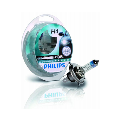 Bec far H4 P43t 60/55W 12V XV (2 bucati) PHILIPS - Apasa pe imagine pentru inchidere