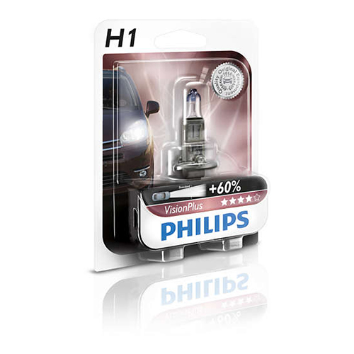 Bec far H1 55W 12V VISION PLUS PHILIPS - Apasa pe imagine pentru inchidere