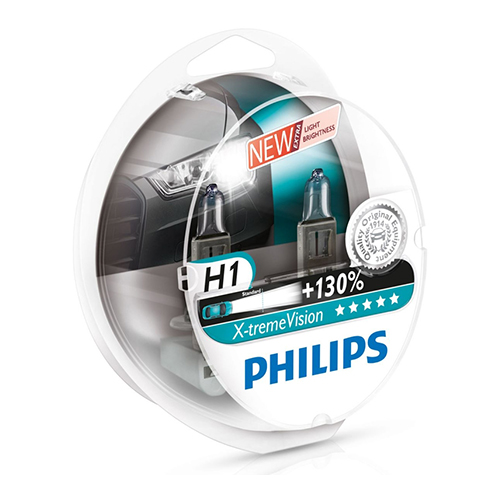 Bec far H1 55W 12V X-TREME VISION PHILIPS - Apasa pe imagine pentru inchidere
